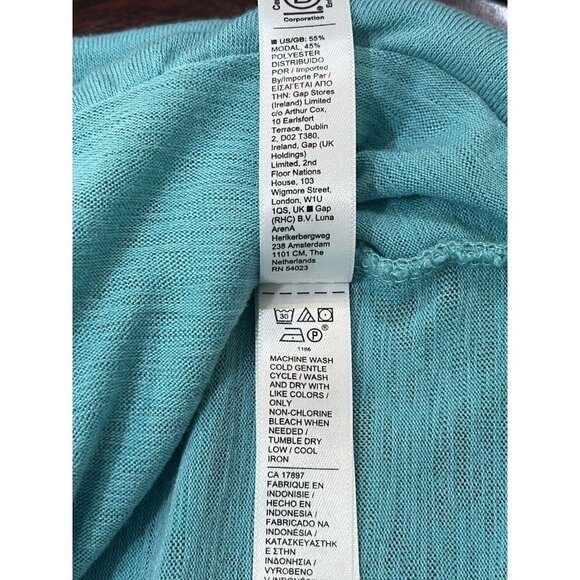 Athleta Breezy Wrap Tank Teal Active women's size small - Picture 8 of 8